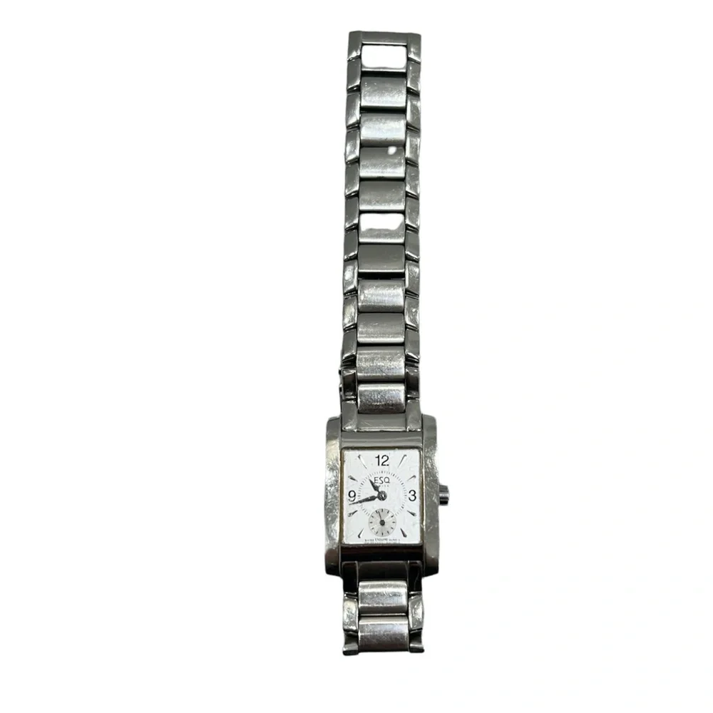 ESQ. ESQUIRE STAINLESS STEEL WATCH